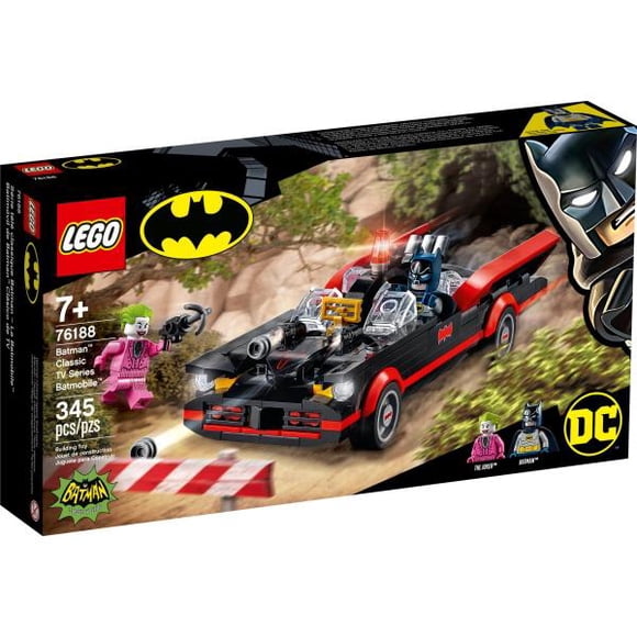 LEGO DC Batman: Batman Classic TV Series Batmobile - 345 Piece Building Kit [LEGO, #76188, Ages 7+]