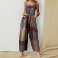 thumbnail image 2 of Jumpsuits For Women Sleeveless Backless Spaghetti Strap Wide Leg Pants, 2 of 3