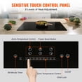 thumbnail image 4 of VEVOR Electric Cooktop, 5 Burners, 36'' Induction Stove Top, Built-in Magnetic Cooktop 9200W, 9 Heating Level Multifunctional Burner, LED Touch Screen w/ Child Lock & Over-Temperature Protection, 4 of 9