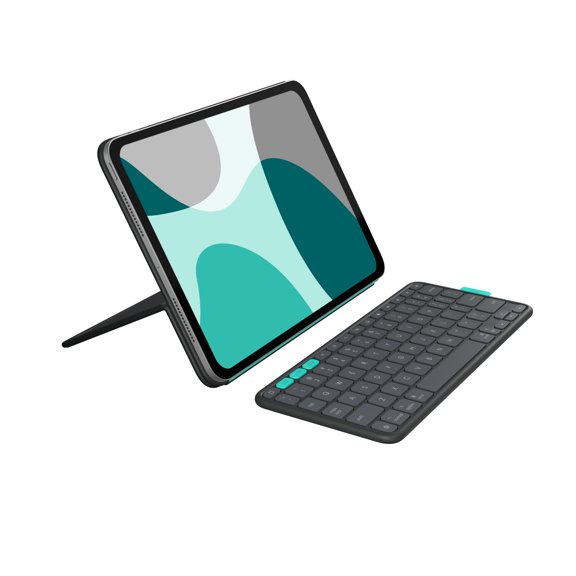 Logitech Folio Touch, étui clavier pour iPad avec trackpad et Smart Connector pour iPad Air 11 pouces (M2 et M3), iPad Air (4e et 5e générations) - Graphite