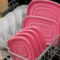 thumbnail image 2 of Rubbermaid TakeAlongs 5.2 Cup Food Storage Containers, Meal Prep Containers, Food Containers with Lids, Limited Edition Berry Pink, 2 of 5