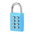 thumbnail image 4 of 6/8/10 Digit Combination w/ Keys Travel Suitcase Luggage Lock Bag Padlock R X9Y0, 4 of 4