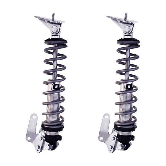 Fits 1964-1972 Chevrolet Chevelle QA1 Coil Over Shock Absorber RCK52341 Pro-Coil; Simultaneous Compression And Rebound Valve Adjustment; Ride Height Adjustable; Loop Upper/Lower Mount