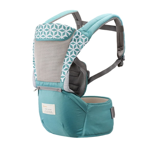 Porte-bébé avec Hanches Respirant et Conception Détachable Sangle Ajustable Poches Latérales Porte-Bébé Ergonomique Multifonctionnel Tabouret de Sécurité pour la Taille pour Bébés et Nourrissons de 0 à 36 Mois