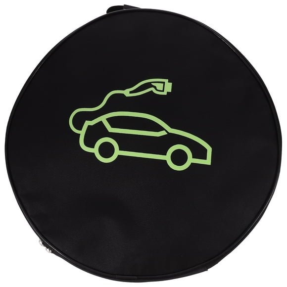 Round Cable Storage Bag EV Cable Bag Portable Cable Storage Bag Polyester Cable Pouch