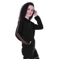 thumbnail image 4 of Moomaya Veste Zippée Unie pour Femmes, Haut de Jogging à Manches Longues avec Poches, 4 of 7