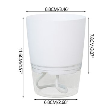 Birdeem Lazy Flower Pot Automatic Water Absorption Plastic Pot Green Plant Water Culture