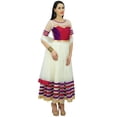 thumbnail image 4 of Atasi Womens Anarkali Salwaar Suit Set with Dupatta Readymade Party Custom Dress, 4 of 7