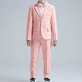 thumbnail image 1 of RXIRUCGD Ensemble Chemise Veste Pantalon Long 4 Pcs Manches Longues Col Rond (Rose, Taille: 90), 1 of 3
