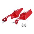 thumbnail image 2 of High Grade Hard Plastic Shell, Aluminum Alloy Arm with Ultra Clear Mirror Fully Adjustable Joint  Ritzy Paint Finish Universal Fit for Most Motorcycle and Scooter, 2 of 7