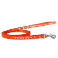 thumbnail image 1 of Laisse de Crocodile Transparente Orange 1/2'' de Large X 4' de Long, 1 of 1