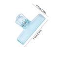 thumbnail image 4 of Sentmoon Clear Clips for Hanging Plastic Clip Transparent Dovetail Clip Data Clip Study Office Supplies Long Tail Clip Small Bills Clip Small Size Transparent Clip Food Clip, 4 of 7