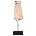 thumbnail image 4 of Patiojoy 15' Outdoor LED Patio Double-Sided Umbrella w/Base Beige, 4 of 5