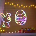 thumbnail image 4 of SUTENGDA 2pcs Easter Window Lights Easter Eggs Bunny Lights Decorations Battery Operated Easter Lights with Suction Cup Easter Decorations for Home Indoor Easter Party Decor, 4 of 7
