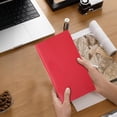 thumbnail image 3 of Notebook Stationery Thickened Notepad Leather Bound Handbook Small Fresh Book for Home Office Travel Professional Use Work Study, 3 of 8