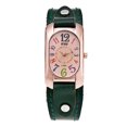 thumbnail image 1 of Rbaofujie Accessoires de Mode Mode Tendance Rétro Montre en Cuir pour Homme Montre Colorée Numérique pour Dames Étudiante Montre à Quartz Montre Freestyle Vert, 1 of 4