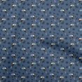 thumbnail image 1 of oneOone Rayon Blue Fabric Bird Sewing Craft Projects Fabric Prints By Yard 56 Inch Wide, 1 of 5