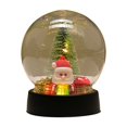 thumbnail image 2 of Outdoor Christmas Decorations Desktop Ornament Christmas Globe With LED Lights Globe Decor With Santa Christmas Tree & Festive Scenes For Holiday Home Decor Desktop dress up, 2 of 8