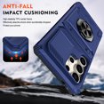 thumbnail image 4 of Fashion Case with Holder Stander Kickstand Drop Resistant Shockproof Case For Samsung Galaxy S25 Ultra, 4 of 7