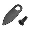 thumbnail image 1 of Unique Bargains Cadre Tourner le Bouton, 3/5 'forme de Goutte en Métal w Vis pour Accrocher des Images, 30 Pcs (Noir), 1 of 3
