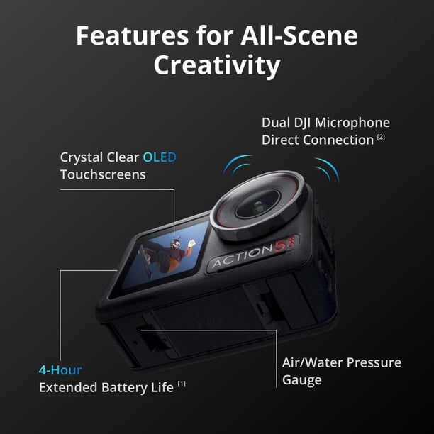 DJI Osmo Action 5 Pro Adventure Combo, Action Camera 4K with 1/1.3
