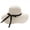 White, variant on Wide Brim Hat Women New Women Ladies Floppy Beach Sun Foldable Cap Summer Wide Brim Straw Hat