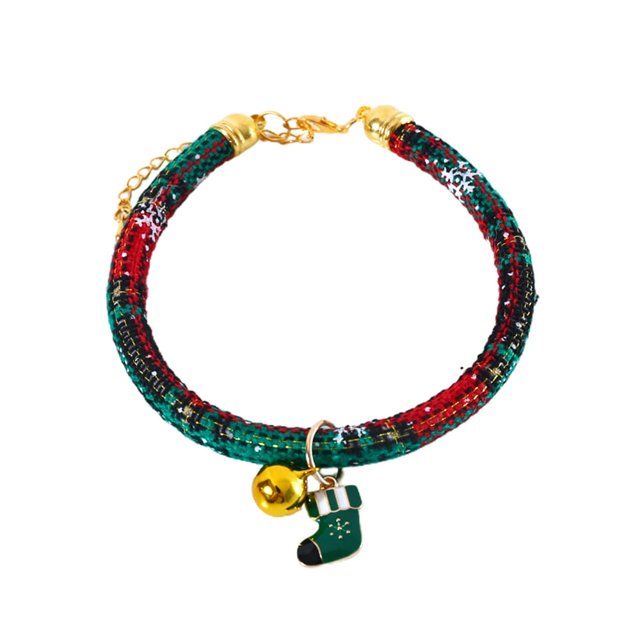 Collier pour Animaux Super Doux Ajustable Résistant à l'Usure avec Chaîne d'Extension Collier pour Chien Chat avec Cloche Pendentif Décor Fournitures pour Animaux