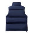 thumbnail image 3 of Cameland Veste Décontractée Sans Manches pour Hommes, Mode, Couleur Unie, Col Montant Double Face, Chaude, 3 of 3