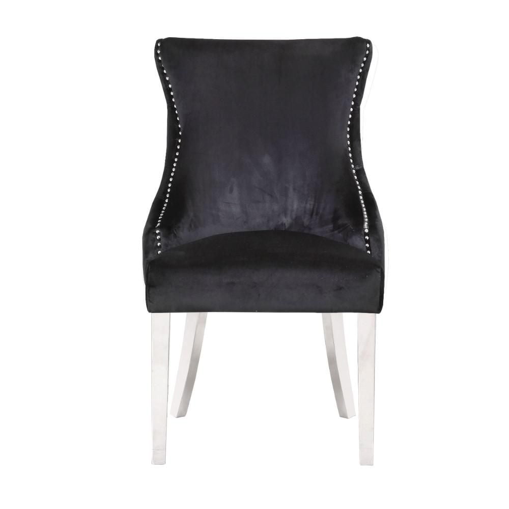 CHAISE STONEFORT – ACIER en noir ENSEMBLE DE 6
