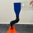 thumbnail image 3 of Flexible Draining Tool Snap Funnel, Universal Flexible Draining Oil Snap Plastic Funnel (3PCS-A), 3 of 6