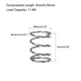 thumbnail image 3 of Unique Bargains Ressort de Compression en Acier Inoxydable 304 8mmx0.8mmx10mm Capacité de Charge 11.8N, 30 Pcs, 3 of 5
