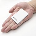 thumbnail image 2 of Attom Tech USB Output Super Slim Power Bank Ultra Thin 3000mAh Portable charger, Micro USB and USB-c Dual Input Ports Mini External Phone Battery Pack Small Emergency Phone Power Backup (Whi, 2 of 4