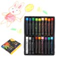 thumbnail image 2 of FAGINEY Painting Crayon Set,Oil Pastel Set,Oil Pastel 18 Heavy‑Color Graffiti Crayon Set Children Cartoon Painting Pastel Pencil, 2 of 8