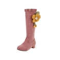 thumbnail image 2 of LSLJS Cute Sunflower Flower High Thick Heel Mid Heel and Winter Women's, 2 of 9