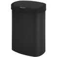 thumbnail image 1 of FDW 13 Gallon (50L) Automatic Touch-Free Kitchen Trash Can, High-Capacity Waste Bin for Bathroom, Bedroom & Home Office, Stainless Steel, Black, 1 of 7