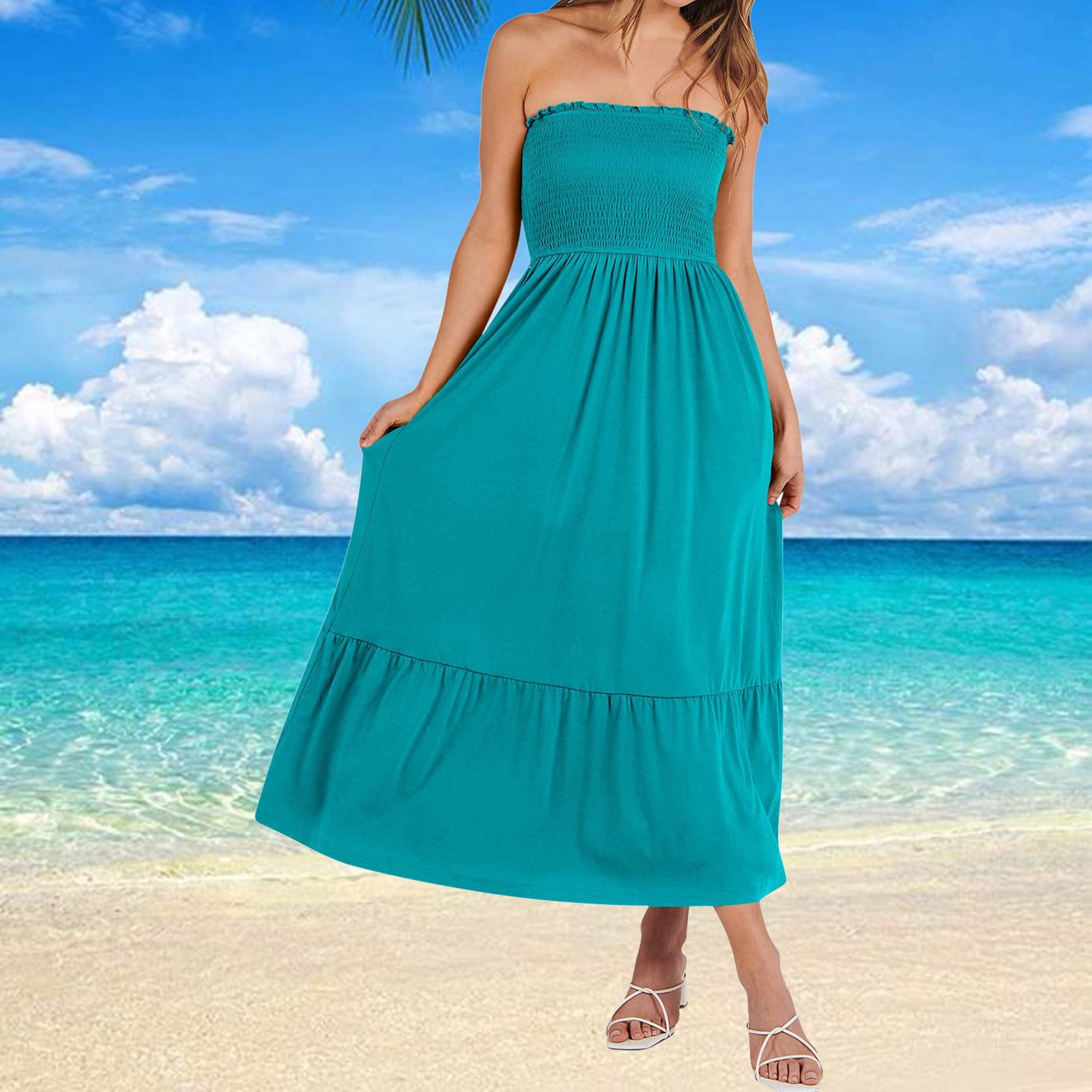 cocktail dresses madrid Off Shoulder Three Quarter Rosette Sleeve Dress In Emerald, Emerald / Regular / 20 this gown is made Pearl Backdrop Necklace for COLOR:Custom Color( Add the color in the 