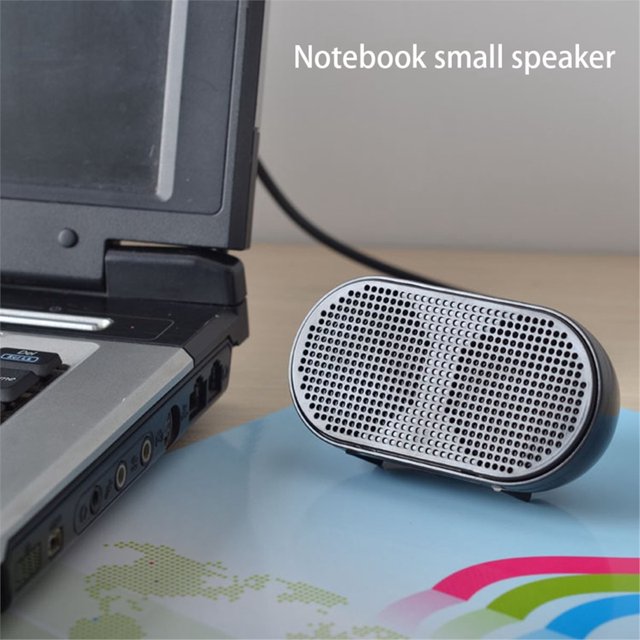 Haut-parleur Mini Portable Haut-Parleur Filaire pour Ordinateur Portable Haut-Parleur Multimédia USB pour Ordinateur Portable Notebook PC Maison Bureau