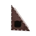 thumbnail image 2 of jinwen Grattoir pour Chat Cache-Griffon pour Chats d'Intérieur Repos Sommeil Marron et Blanc, 2 of 9