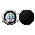 thumbnail image 1 of Abbracc Digital Alarm Clock Digital Clock Waterproof Radio Controlled Alarm Clock with -Black, 1 of 8