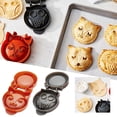 thumbnail image 3 of TIELUTT And Owl Handle Fruit Pie Pie Mould Christmas Baking Kit Silicone Baking Mat Sheets Cook Ware. Set Nonstick Glass Bakeware Set with Lids Bakeware with Lids for Oven Baking Pans Set Glass, 3 of 3