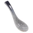 thumbnail image 4 of Ceramic Asian Soup Spoons Elegant Japanese Style Porcelain Soup Spoons Retro Porcelain Dinner Spoon For Ramen Rice Noodles Rice Cereal, 4 of 5