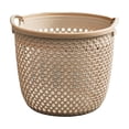 thumbnail image 2 of Laundry Baskets Plastic Round,Washing Basket Clothes Hamper,Laundry Hamper for Home,Storage Basket with Handles,Bedroom Basket Dirty Cloth Basket Clothes Laundry Hamper Hollow Storage Rack, 2 of 9