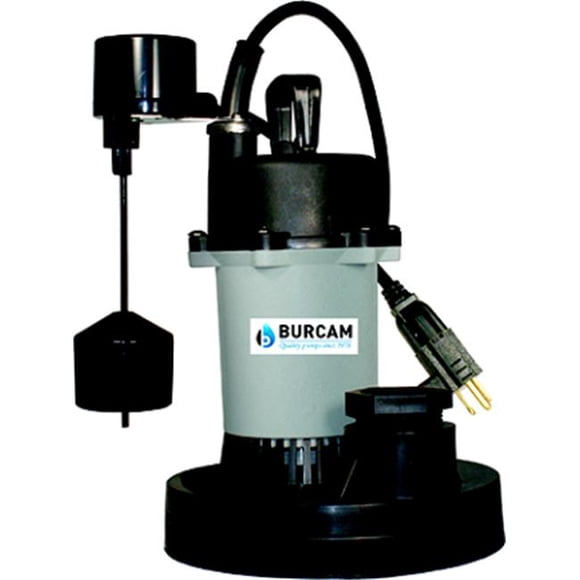 Burcam 300610Z 0.3 HP Submersible Sump Pump Float Switch
