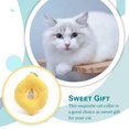 thumbnail image 3 of Langgg Cat Neck Cone Puppy Accessories Adjustable Dogs Feeding Cover Collar Toast Anti-Bite Surgery Kitten Cones Lemon Pattern L 1Set, 3 of 6