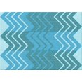thumbnail image 1 of Ahgly Tapis Rectangulaire Lavable en Machine Intérieur Transitionnel Turquoise Foncé Vert, 8 Pieds x 10 Pieds, 1 of 7