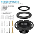 thumbnail image 3 of GUYUTING Plastic RV Toilet Seal Kit OE 385345892 With Flange Seals Bolts For Dometic 300 310 320 Series RV Toilet, 3 of 8