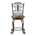 thumbnail image 3 of Tabouret de comptoir à dossier plissé Trent, 3 of 7