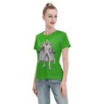 thumbnail image 4 of Women's Basic Short Sleeve T-Shirt One Piece Karp, 4 of 6