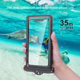 thumbnail image 3 of Clear Waterproof Case Dry Bag,Clear Waterproof Case Dry Beach Pouch Underwater Phone Case Exquisite Design, 3 of 9