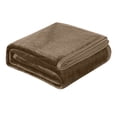 thumbnail image 2 of Suncoda Flannel Blanket, Super Soft Warm Solid Warm Fleece Blanket Rug Sofa Bedding 70X100Cm, 2 of 3